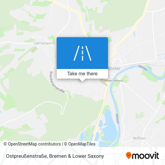 Ostpreußenstraße map