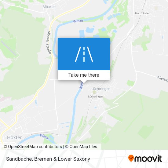 Sandbache map