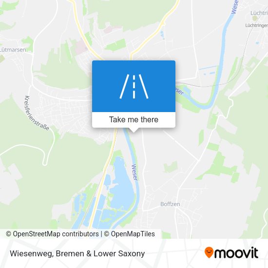 Wiesenweg map