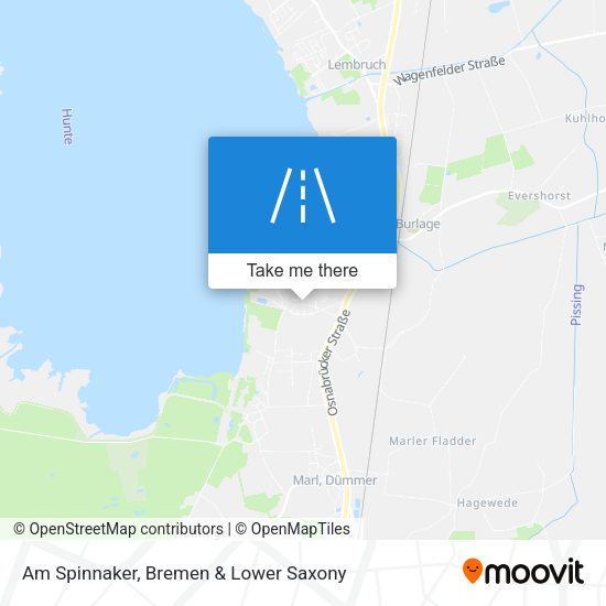 Am Spinnaker map