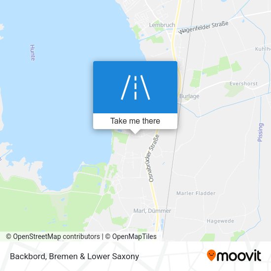 Backbord map