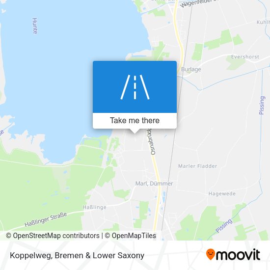 Koppelweg map