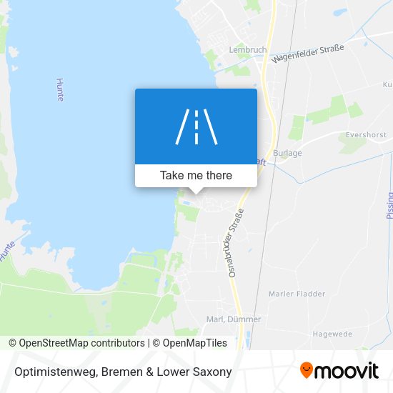Optimistenweg map