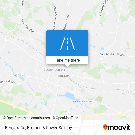 Bergstraße map