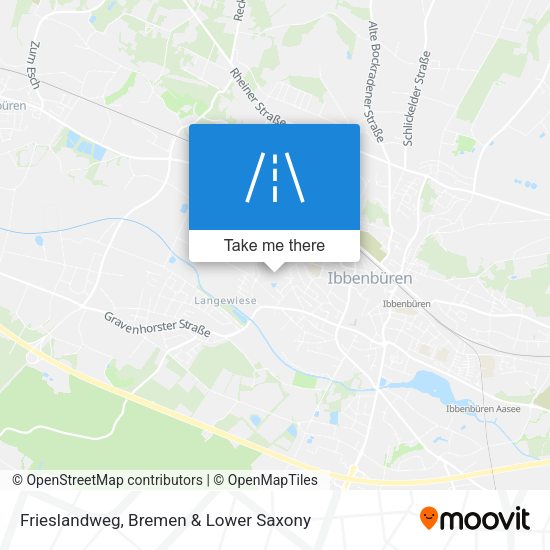Frieslandweg map