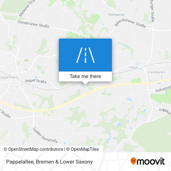 Pappelallee map