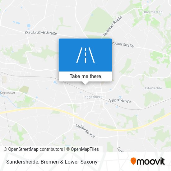 Sandersheide map