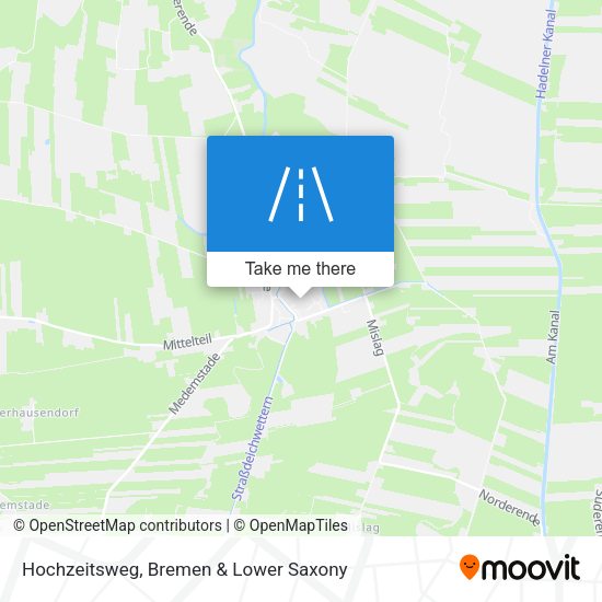 Hochzeitsweg map