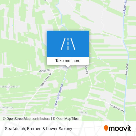 Straßdeich map