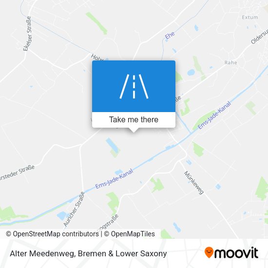 Alter Meedenweg map
