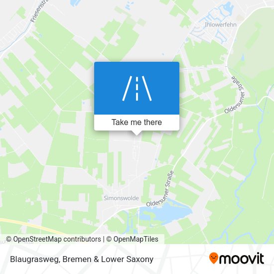 Blaugrasweg map