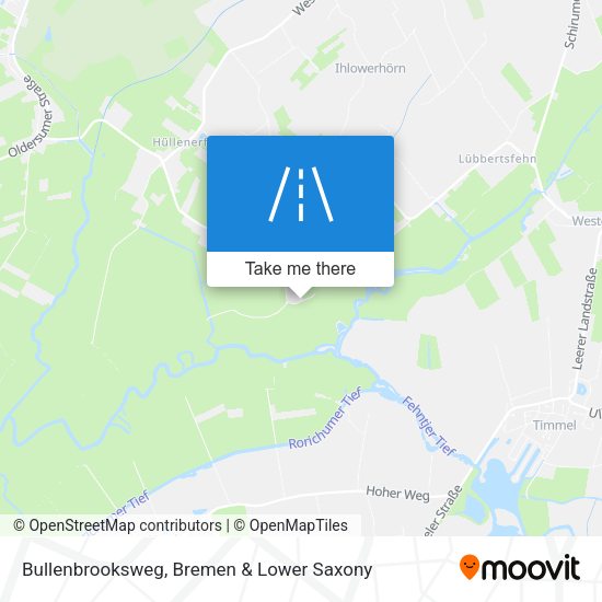 Bullenbrooksweg map