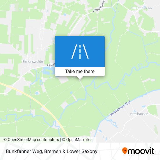 Bunkfahner Weg map