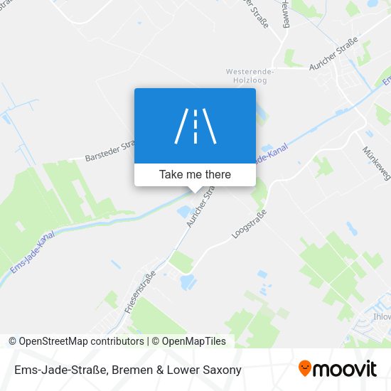 Ems-Jade-Straße map