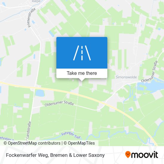 Fockenwarfer Weg map