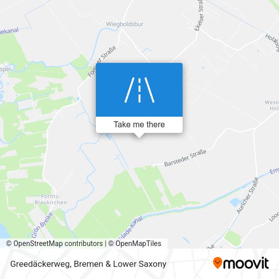 Greedäckerweg map