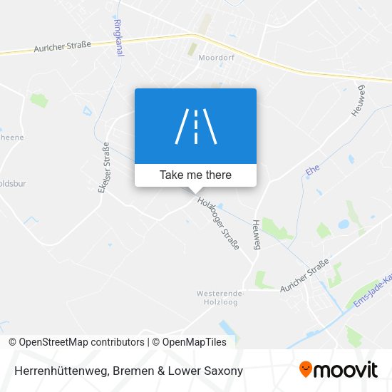 Herrenhüttenweg map