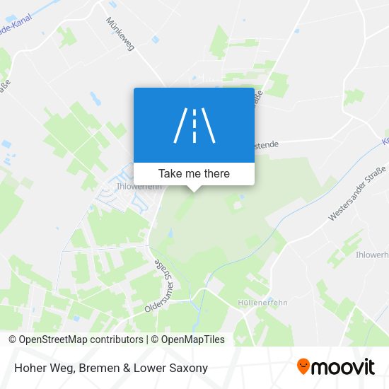 Hoher Weg map