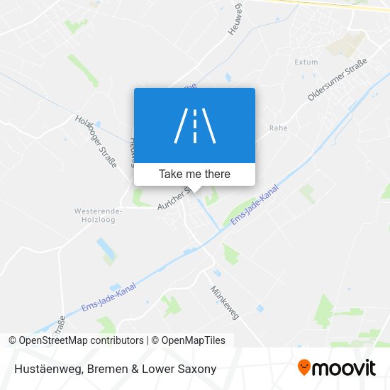 Hustäenweg map