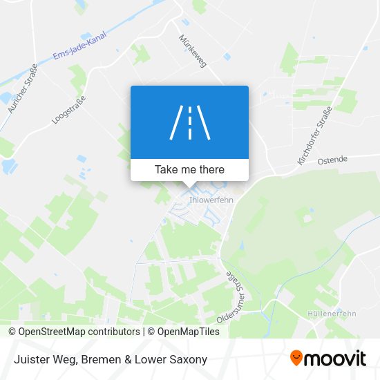 Juister Weg map