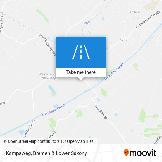 Kampsweg map