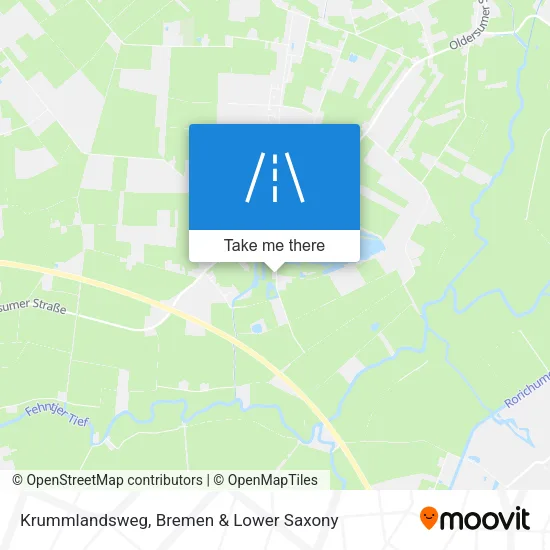 Карта Krummlandsweg
