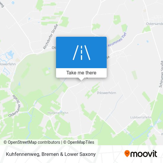 Kuhfennenweg map