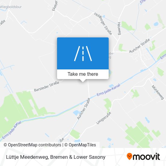 Lüttje Meedenweg map