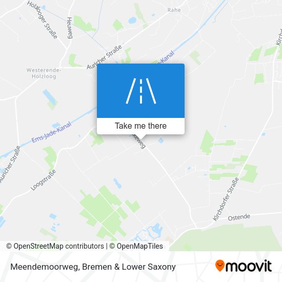Meendemoorweg map