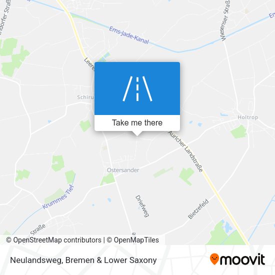 Neulandsweg map