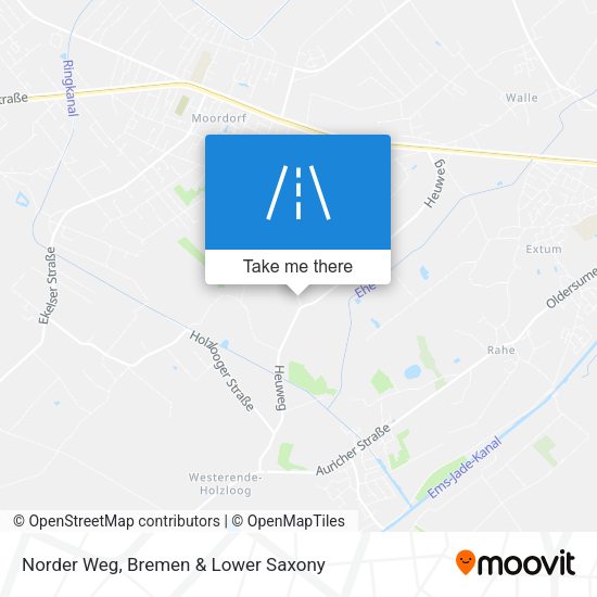 Norder Weg map