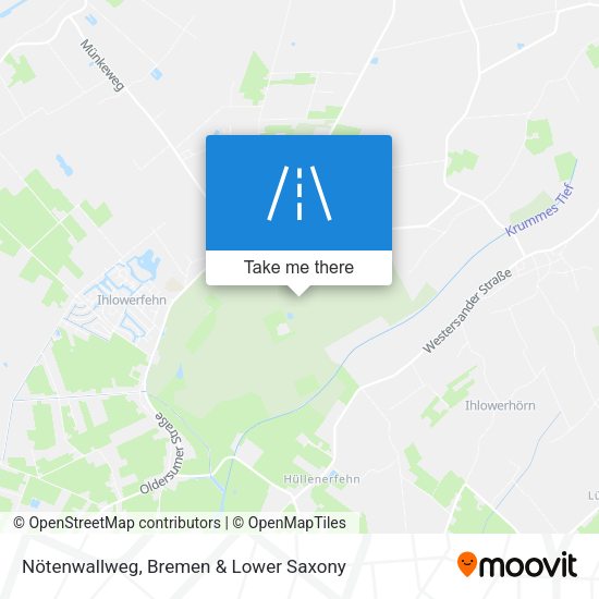Nötenwallweg map