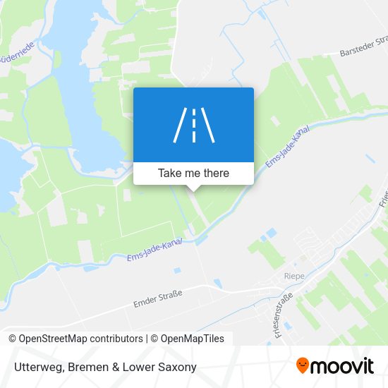 Utterweg map