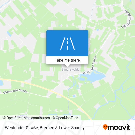 Westender Straße map