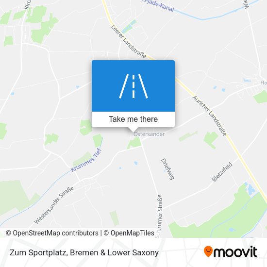 Zum Sportplatz map