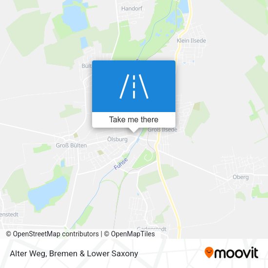 Alter Weg map