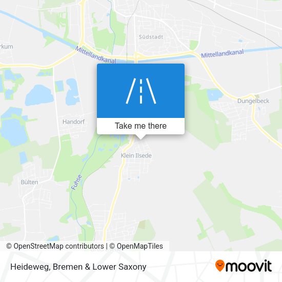 Heideweg map