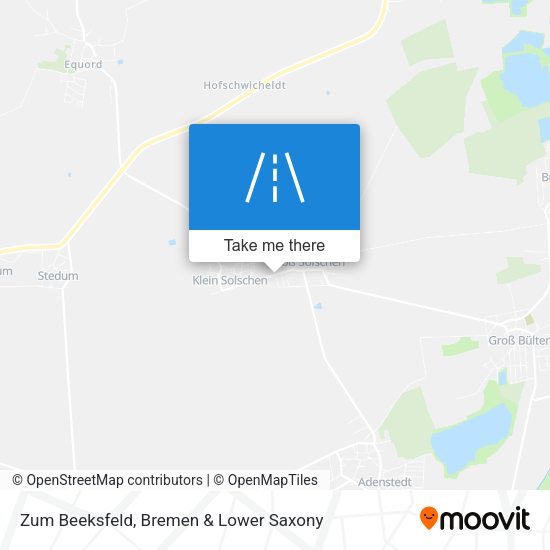 Zum Beeksfeld map