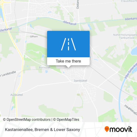 Kastanienallee map
