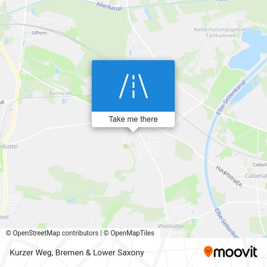 Kurzer Weg map