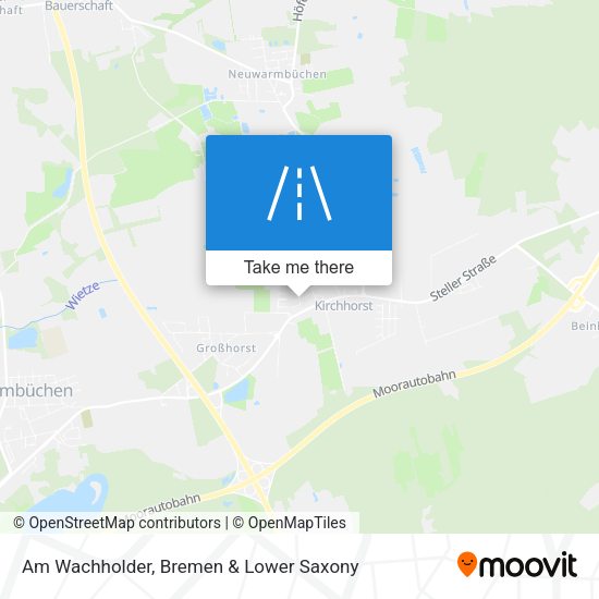 Am Wachholder map