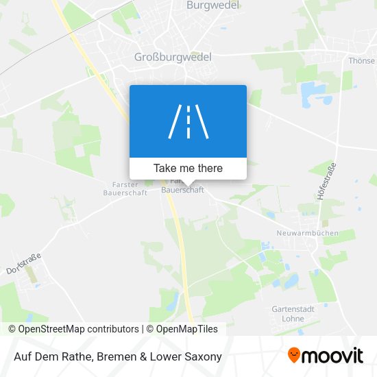 Auf Dem Rathe map