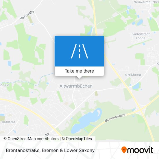 Brentanostraße map