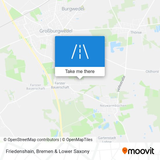 Friedenshain map