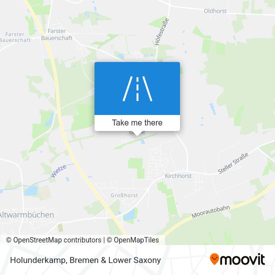 Holunderkamp map