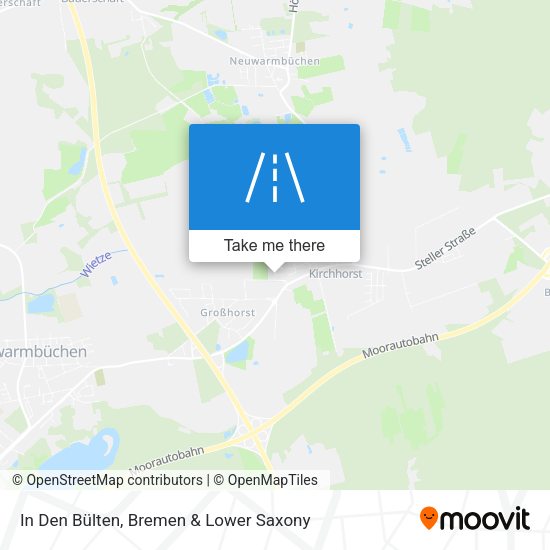 In Den Bülten map