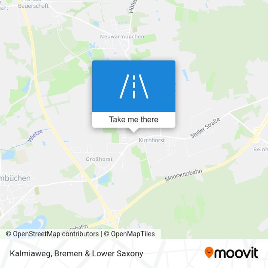 Kalmiaweg map