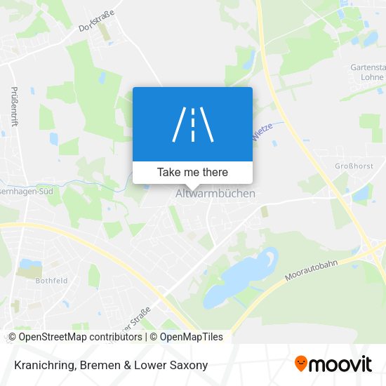 Kranichring map