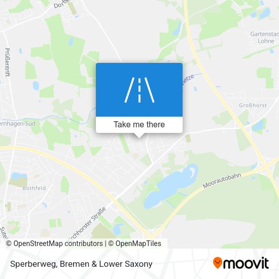 Sperberweg map