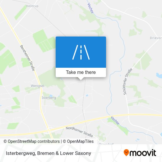 Isterbergweg map